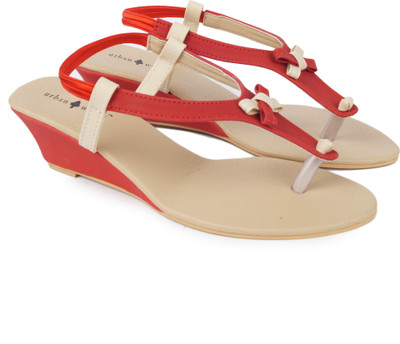 50% OFF on Urbanwoods Red Wedges
