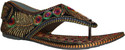 59% OFF on Authority Jaipuri Peacock Feather Chappal Flats