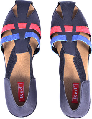 83% OFF on Red Bantus Flats