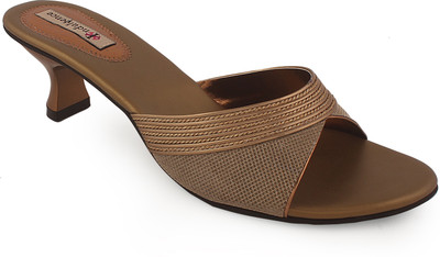 46% OFF on Indulgence Peep Toed Ethnic Heels