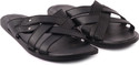 60% OFF on Knight N Gale K1327-1Black Leather Sandals