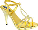 Blue Parrot 0444 Gold Heels