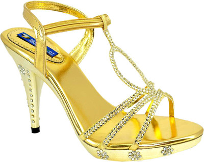 Blue Parrot 0444 Gold Heels