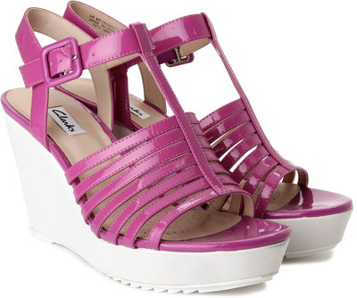 64% OFF on Clarks Scent Lily Wedges