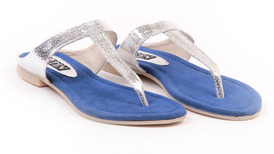 58% OFF on TEN Shimering Blue Flats