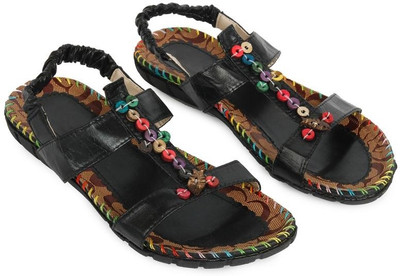 67% OFF on Artist Wood Mat Women's Designer Elastic Strap Flats