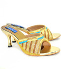 30% OFF on Blue Parrot N046 Gold Heels
