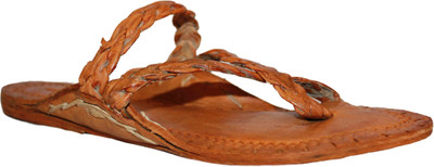 59% OFF on Authority Kolhapuri Cross Core Leather Flats 59% OFF on Authority Kolhapuri Cross Core Leather Flats