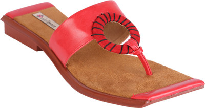65% OFF on Indulgence Red Sandals Flats 65% OFF on Indulgence Red Sandals Flats
