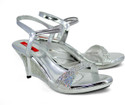 30% OFF on Shoedeal D404 Silver Wedges