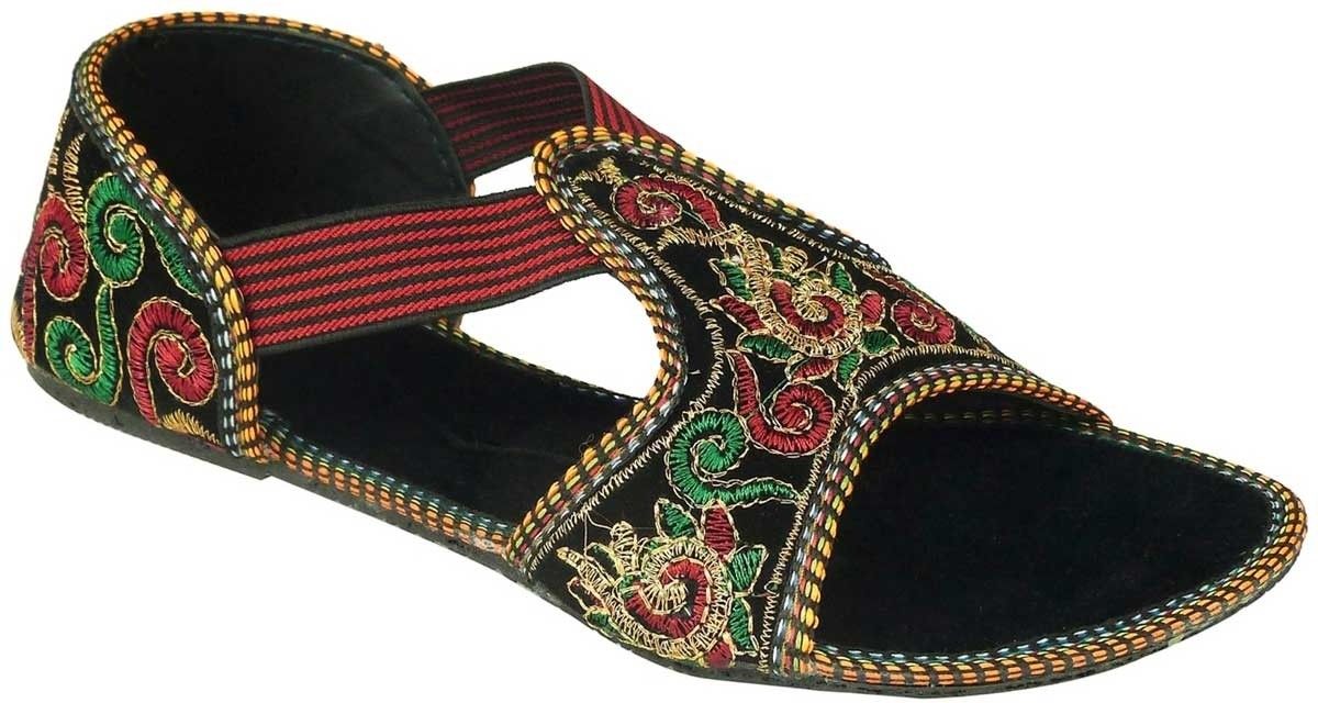 66% OFF on Ridhi Sidhi Ridhi Sidhi swirl of beauty embroidered sandal. Flats