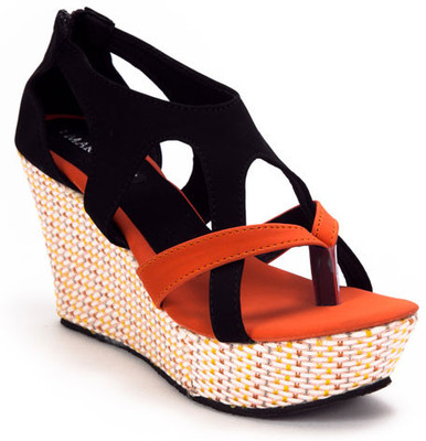 60% OFF on Marc Loire Zip-Up Gladiators Girls Wedges