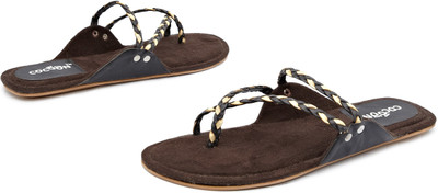 34% OFF on Cocoon Black Braided For Everyday Kolhapuris Flats 34% OFF on Cocoon Black Braided For Everyday Kolhapuris Flats