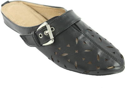 74% OFF on Heels & Handles Women's Cutwork Slipon Leather Flats