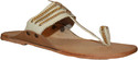 59% OFF on Authority Kolhapuri Golden String Leather Flats 59% OFF on Authority Kolhapuri Golden String Leather Flats