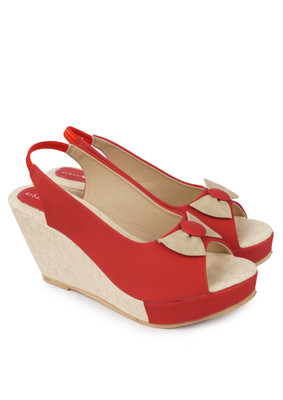 50% OFF on Urbanwoods Red Wedges