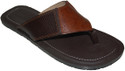 iStyle Leathers Brown Combination Leather Sandals