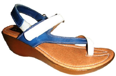 Senso Vegetarian Ladies Comfort Blue Wedges