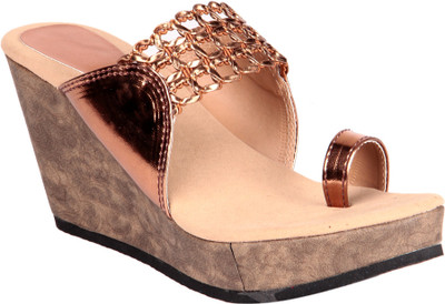 37% OFF on Soft & Sleek Open Toe Brown Girls Wedges 37% OFF on Soft & Sleek Open Toe Brown Girls Wedges