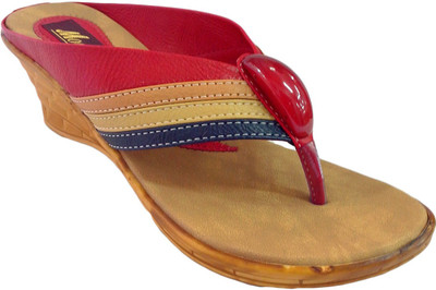 20% OFF on Shoe Centre Models Multi Color with Red Buckle Wedges