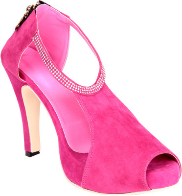 Soft & Sleek Pink Strap Girls Heels Soft & Sleek Pink Strap Girls Heels