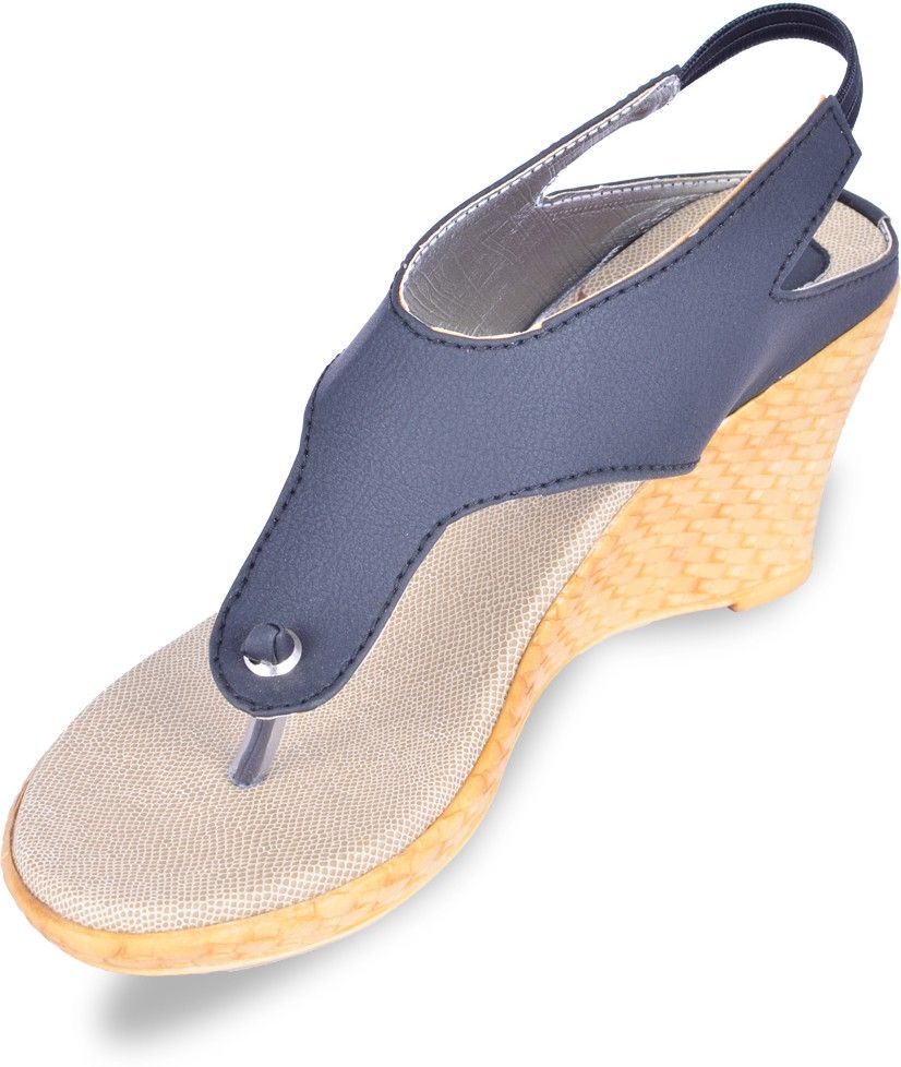 64% OFF on Stiletto Black Wedges