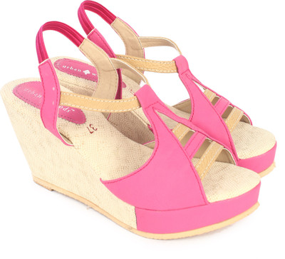 50% OFF on Urbanwoods Pink Wedges 50% OFF on Urbanwoods Pink Wedges