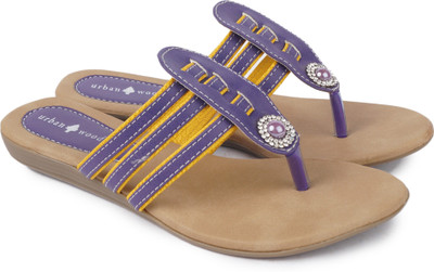 66% OFF on Urbanwoods Purple Flats