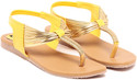 66% OFF on TEN Good Looking Yellow Flats