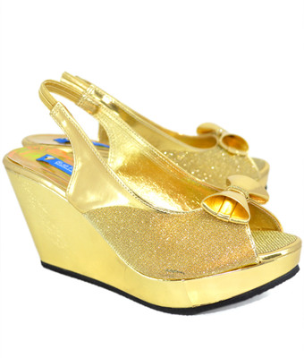 10% OFF on Blue Parrot 7014 Gold Wedges