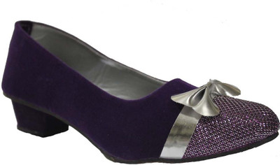 28% OFF on Snappy Girls Party Wear Purple Silver Girls Sandals
