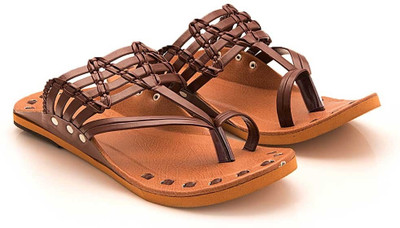 65% OFF on Ridhi Sidhi Brown Kolhapuri Leather Sandals 65% OFF on Ridhi Sidhi Brown Kolhapuri Leather Sandals
