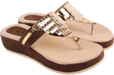 65% OFF on Comfort Brown Flats