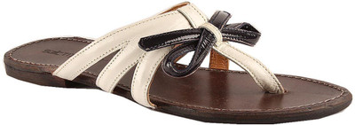 59% OFF on Salt N Pepper Leather Flats