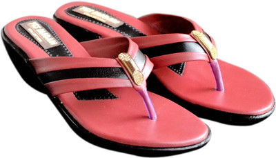 22% OFF on Mystique Walk Yes Madam Red Wedges