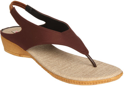 50% OFF on Indulgence V-Strap Elasticised Back Sandals Flats