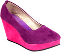Soft & Sleek Purpal Girls Wedges Soft & Sleek Purpal Girls Wedges
