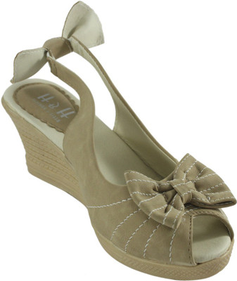 74% OFF on Heels & Handles Women's Wedge Heel Bow Peep Toes Leather Wedges 74% OFF on Heels & Handles Women's Wedge Heel Bow Peep Toes Leather Wedges