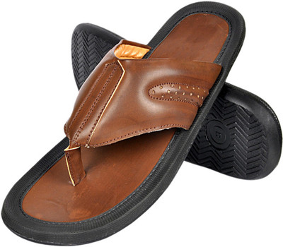 60% OFF on Nonch Le Dark Brown Leather Sandals