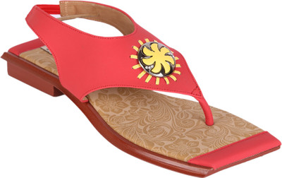 50% OFF on Indulgence Red Sandals Flats 50% OFF on Indulgence Red Sandals Flats