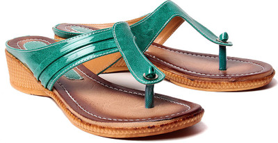 65% OFF on Comfort Green Wedges