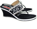 Shoedeal 0234 Black Wedges