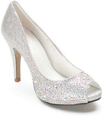 Heel & Buckle Pazzion Evening Peep Toes Leather Heels Heel & Buckle Pazzion Evening Peep Toes Leather Heels
