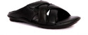 40% OFF on IShoes K-702-BLACK Leather Sandals