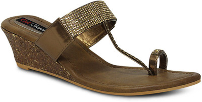 70% OFF on Get Glamr Brown Diamond Stiped Wedges 70% OFF on Get Glamr Brown Diamond Stiped Wedges