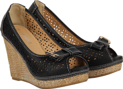 55% OFF on Urbane TQ9699-6-BLACK Wedges