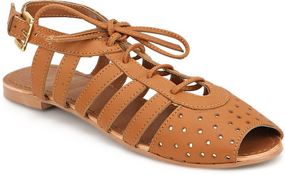 Zebba Gladys Leather Flats