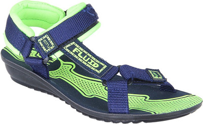 56% OFF on Fluid Navy Green PU Sports Sandals 56% OFF on Fluid Navy Green PU Sports Sandals