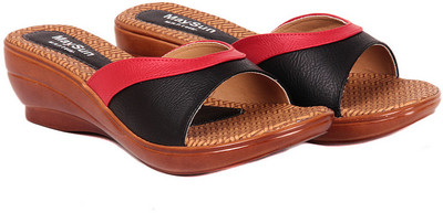 MaySun Black And Red Wedges MaySun Black And Red Wedges