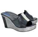 Blue Parrot 2502 Black Wedges